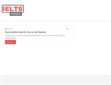 Tablet Screenshot of ieltspaper.com